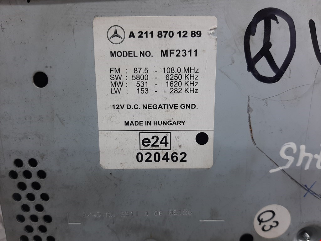 Магнитола MERCEDES-BENZ E-Class W211, S211 2002-2009