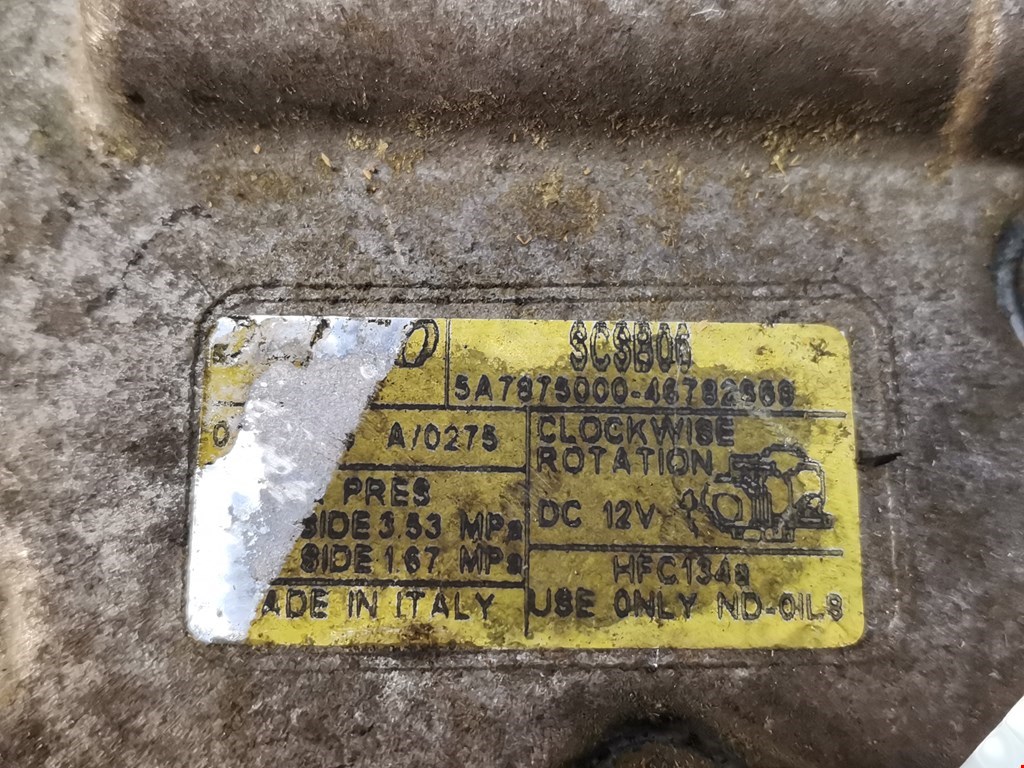 Компрессор кондиционера (системы кондиционирования) FIAT Punto II (188) 1999-2007