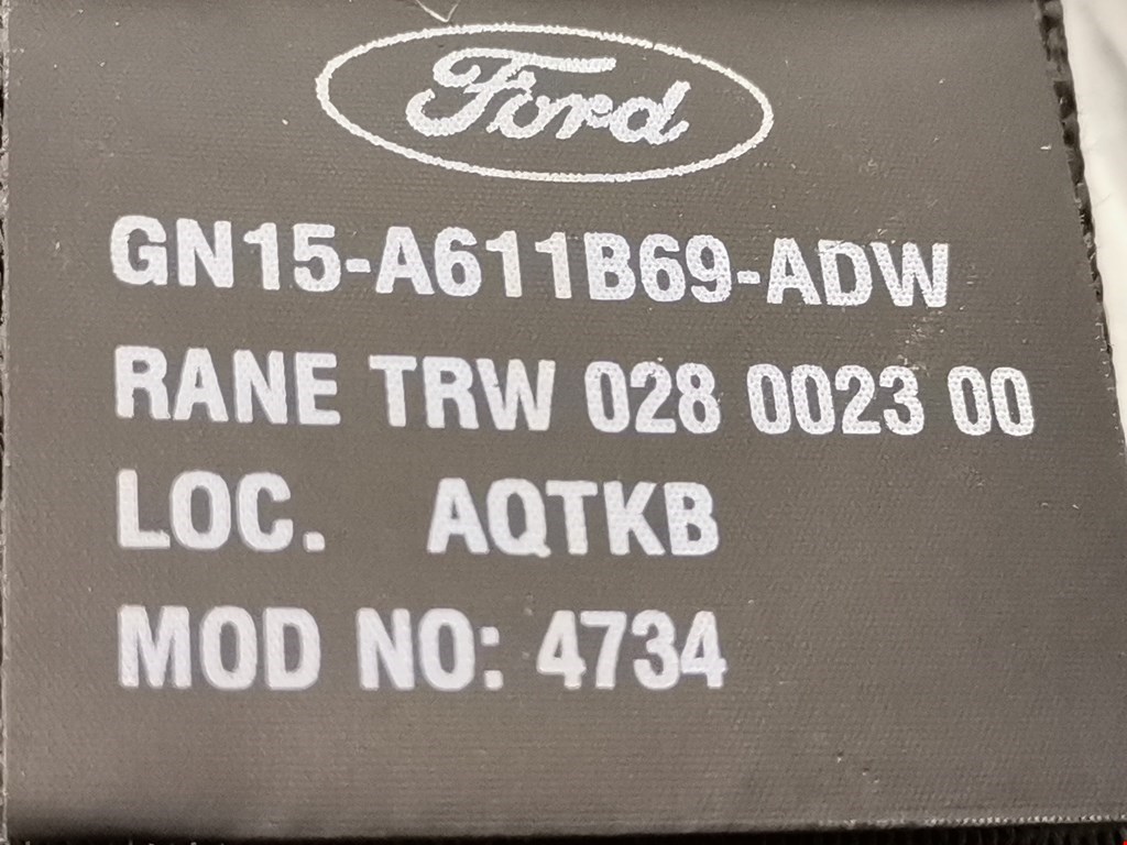 Ремень безопасности задний левый FORD EcoSport 2014-н.в.