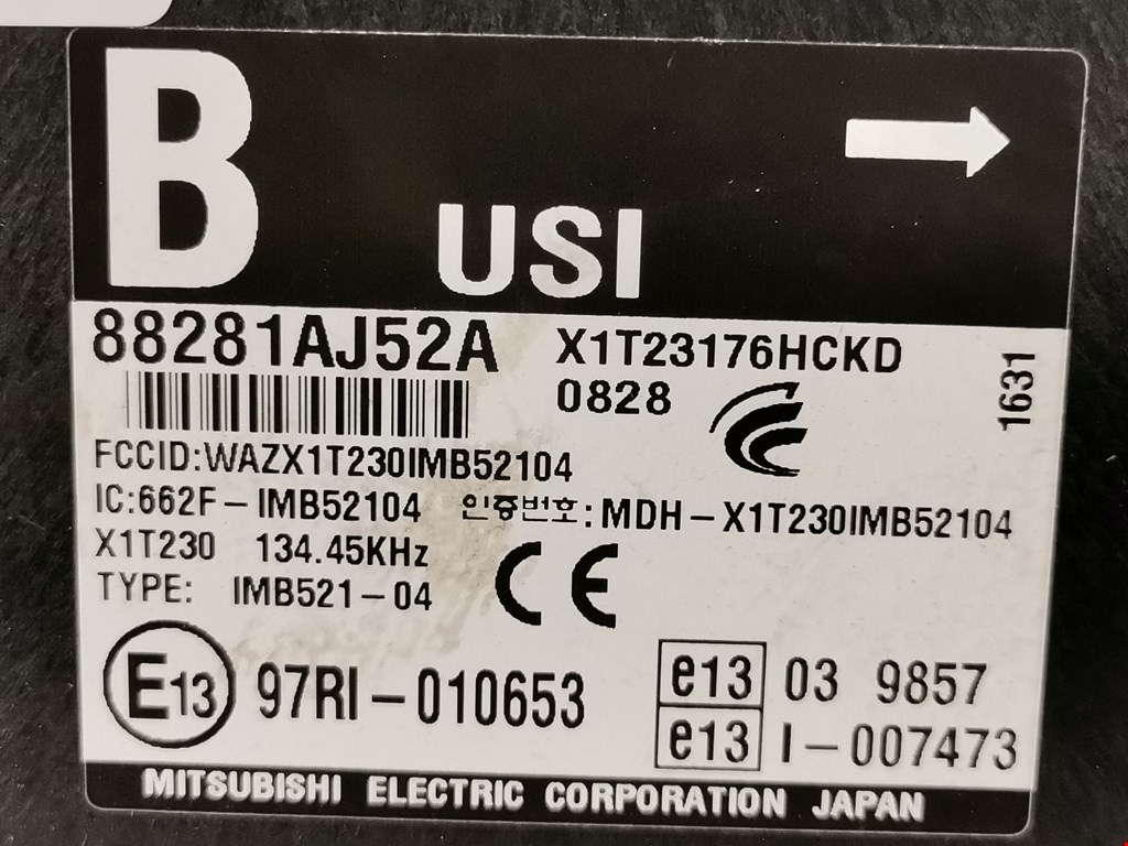 Блок комфорта SUBARU Outback 2009-2014