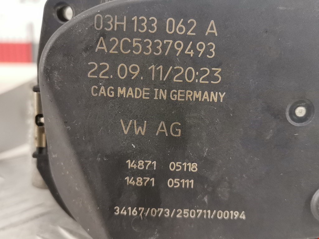 Заслонка дроссельная электрическая VOLKSWAGEN Touareg 2010-2018