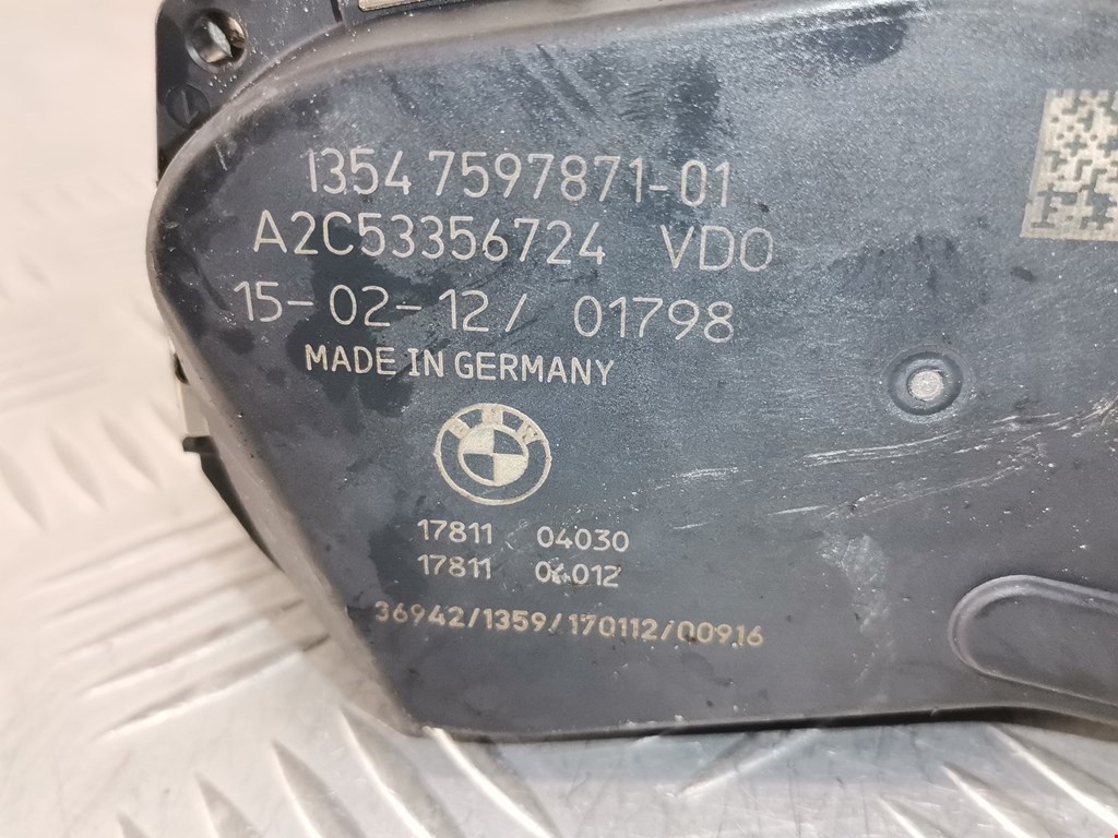 Заслонка дроссельная электрическая BMW 5er 5 серия F10/F11/F07 2009-2017