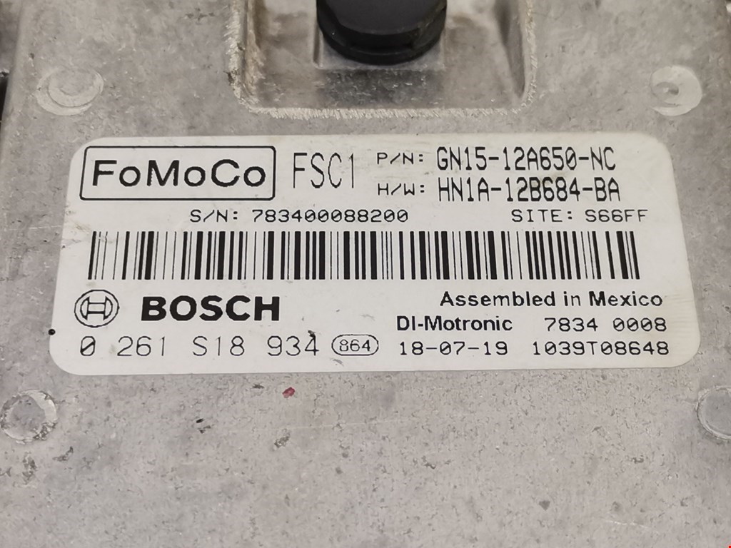 Блок управления двигателя (ЭБУ) FORD EcoSport 2014-н.в.