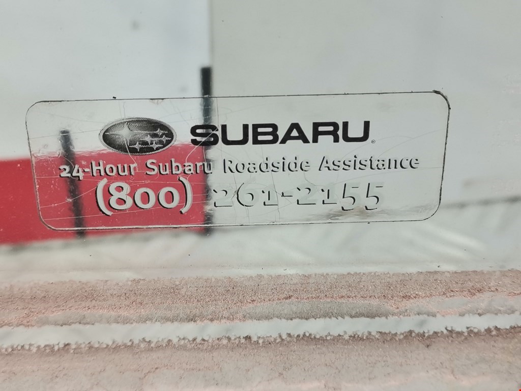 Стекло двери переднее левое SUBARU Outback 2009-2014