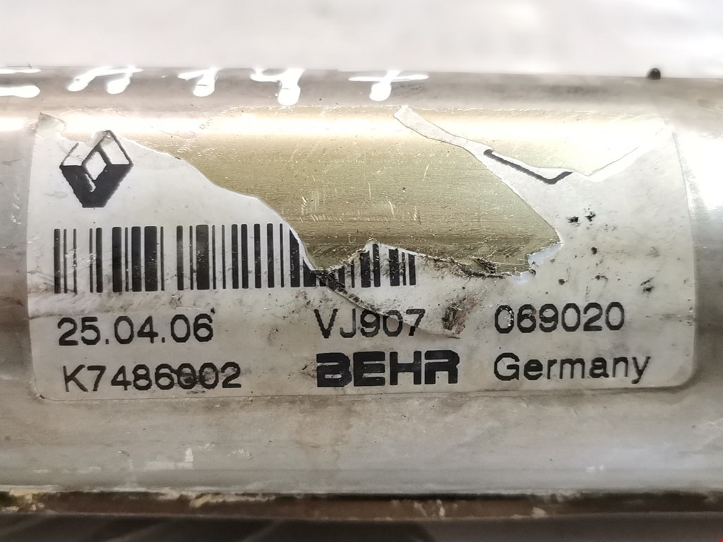 Радиатор системы ЕГР RENAULT Scenic II 2003-2010