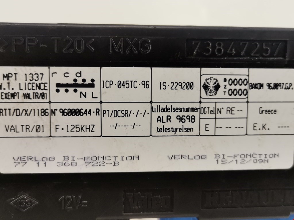Блок комфорта RENAULT Laguna 1993-2000