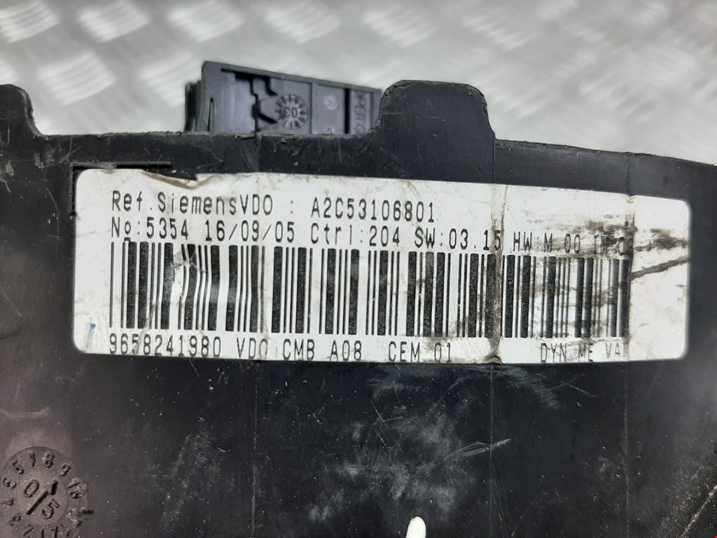 Панель приборов (щиток) PEUGEOT 1007 2005-2009