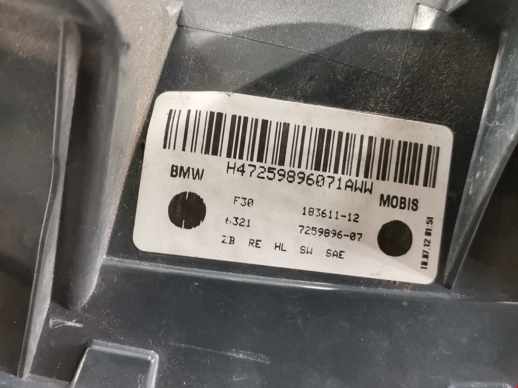 Фонарь задний правый BMW 3er F30/F31/F80 2011-2019