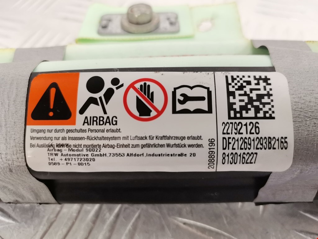 Подушка безопасности боковая (шторка) CHEVROLET Volt 2010-2015