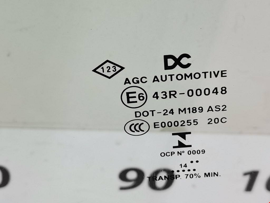 Стекло двери переднее левое RENAULT Twingo 2014-н.в.