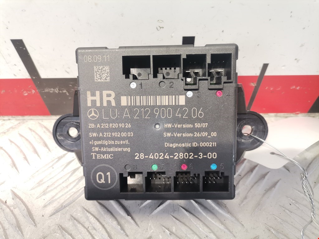 Блок комфорта MERCEDES-BENZ E-Class W212, S212, C207 2009-2016