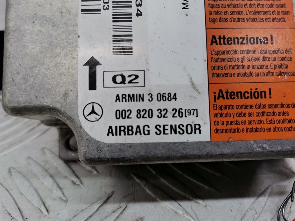 Блок управления AIR BAG MERCEDES-BENZ E-Class W210, S210 1995-2002