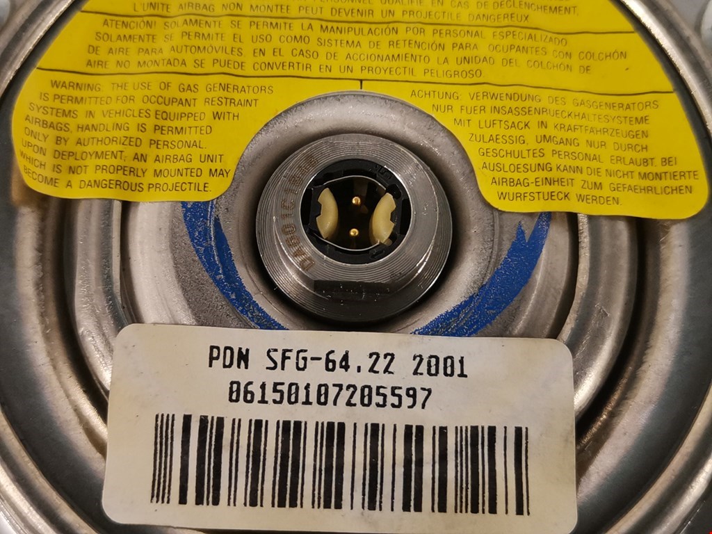 Подушка безопасности в рулевое колесо VOLKSWAGEN Sharan 1995-2010
