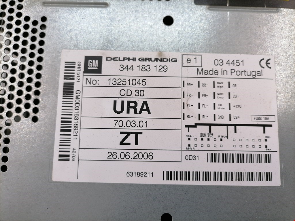 Магнитола OPEL Astra H/Family 2004-2015