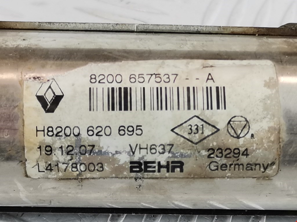 Радиатор системы ЕГР RENAULT Scenic II 2003-2010