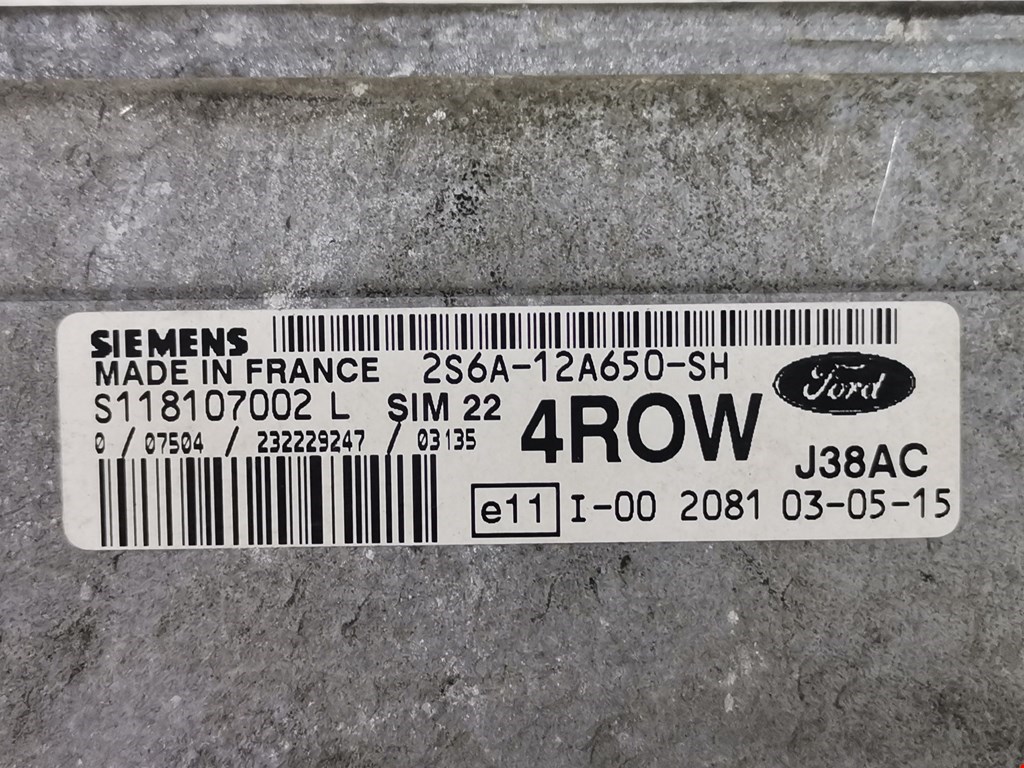 Блок управления двигателя (ЭБУ) MAZDA Mazda 2 DY 2003-2007