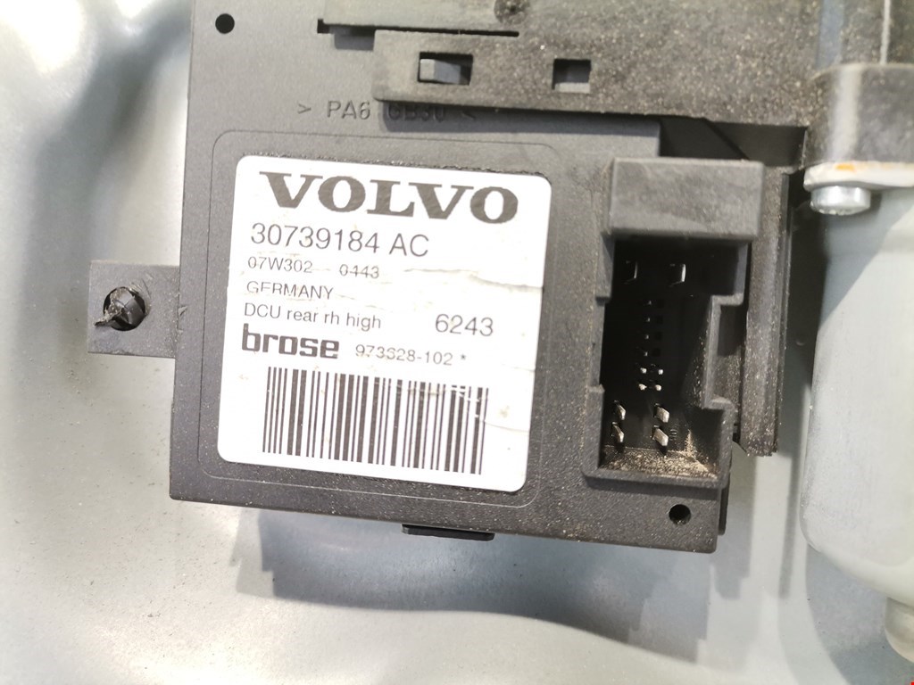 Стеклоподъемник задний правый VOLVO S40 II 2003-2012