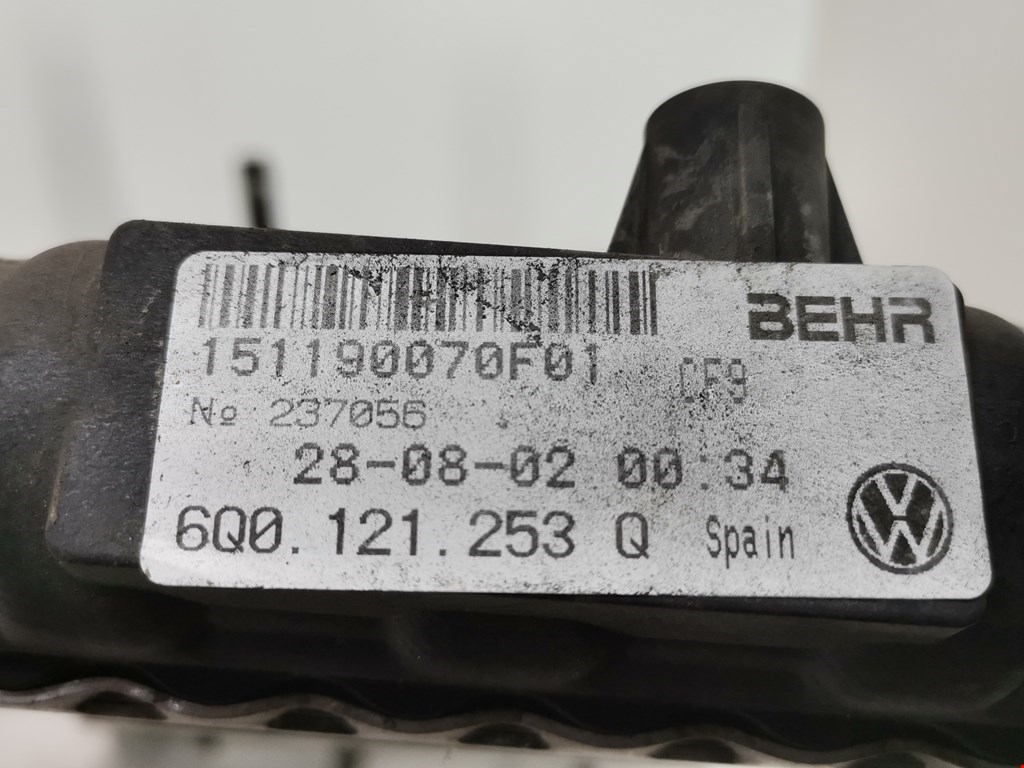 Радиатор основной VOLKSWAGEN Polo IV 2001-2009