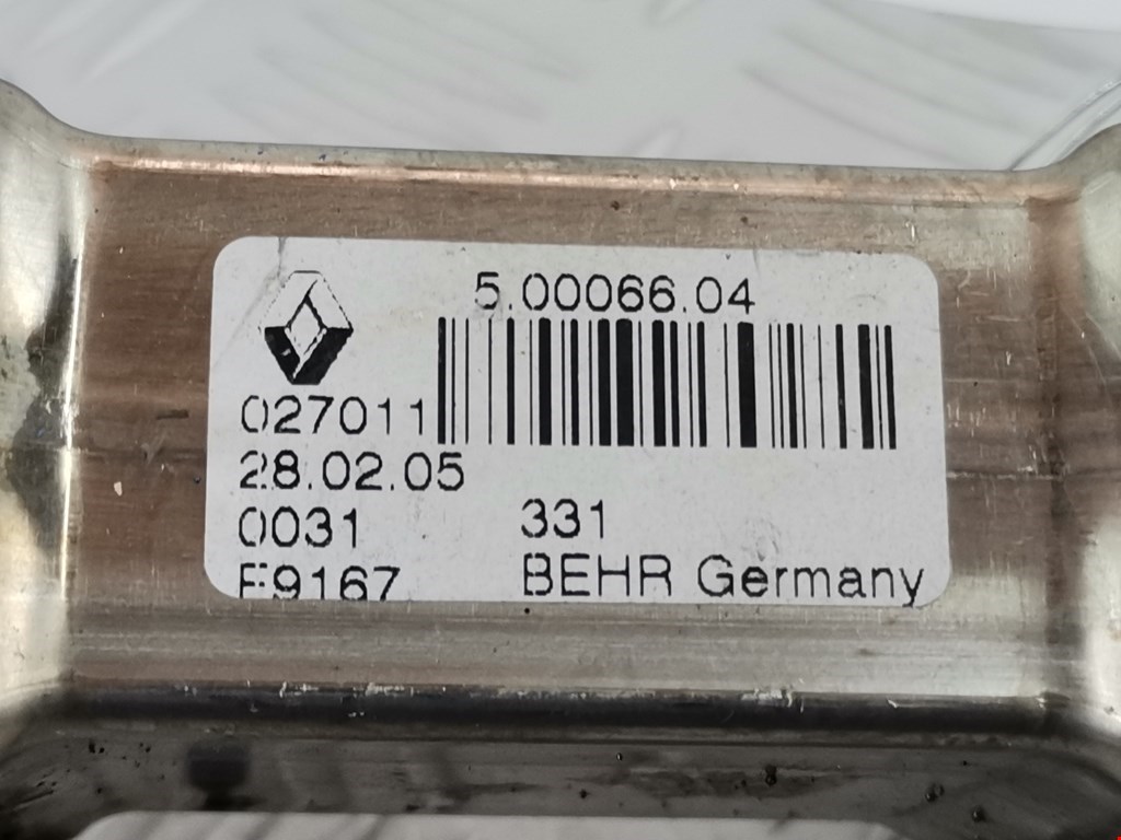 Радиатор системы ЕГР RENAULT Scenic II 2003-2010