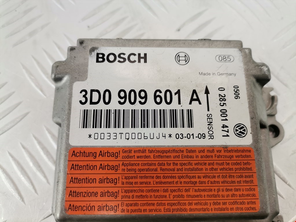 Блок управления AIR BAG VOLKSWAGEN Phaeton 2002-2016