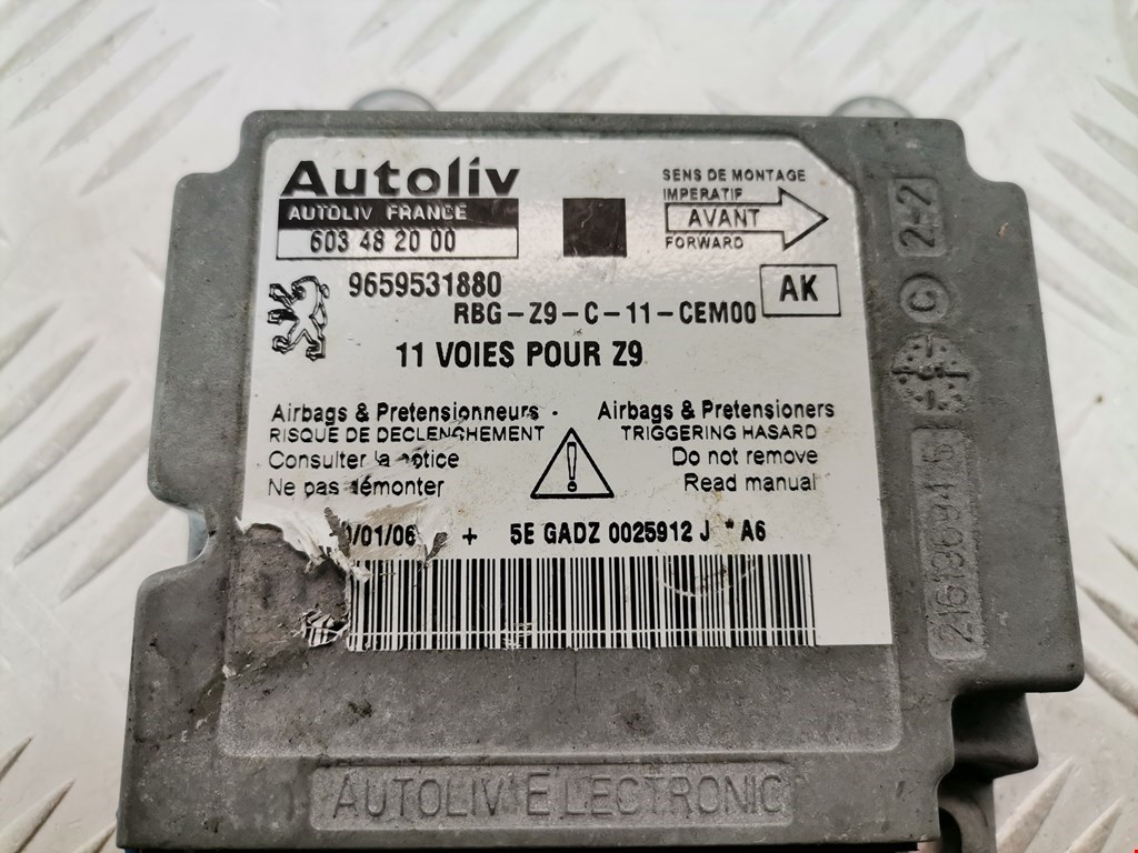 Блок управления AIR BAG PEUGEOT 607 2000-2010
