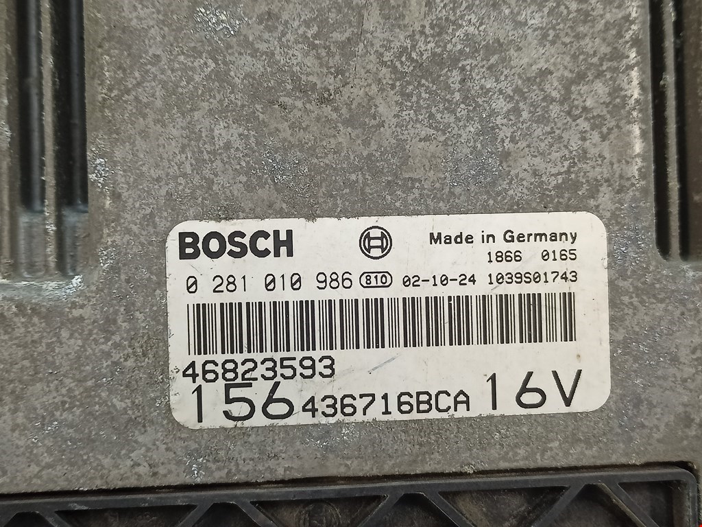 Блок управления двигателя (ЭБУ) ALFA ROMEO 156 1997-2007