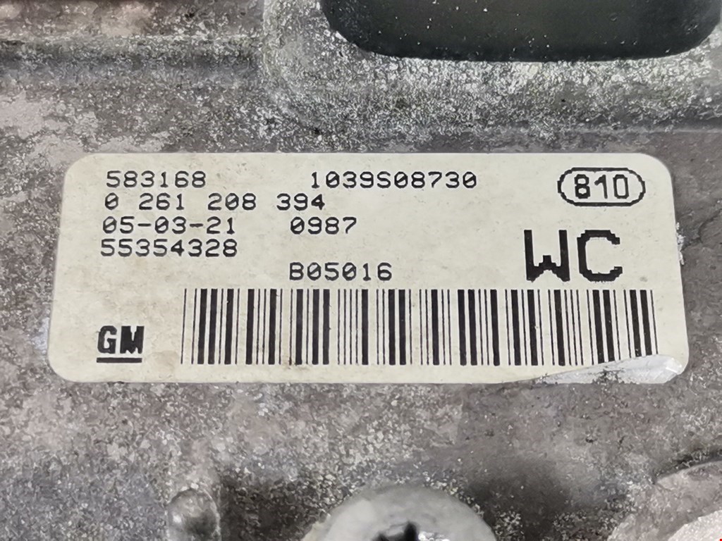 Блок управления двигателя (ЭБУ) OPEL Tigra B 2004-2009