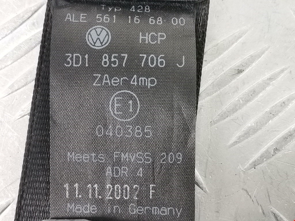 Ремень безопасности передний правый VOLKSWAGEN Phaeton 2002-2016