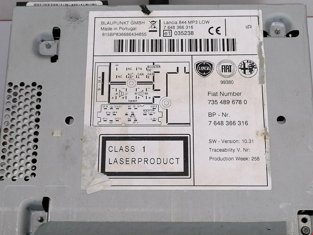 Магнитола LANCIA Delta III (844) 2008-2014
