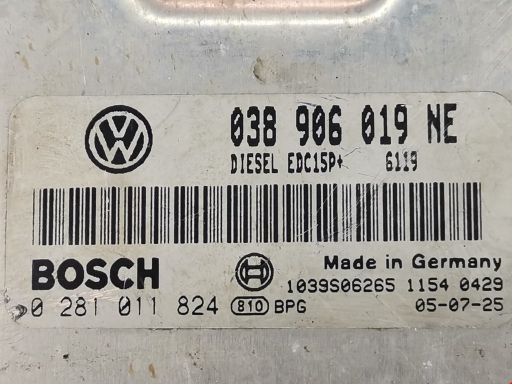 Блок управления двигателя (ЭБУ) SKODA Fabia MK1 1999-2006