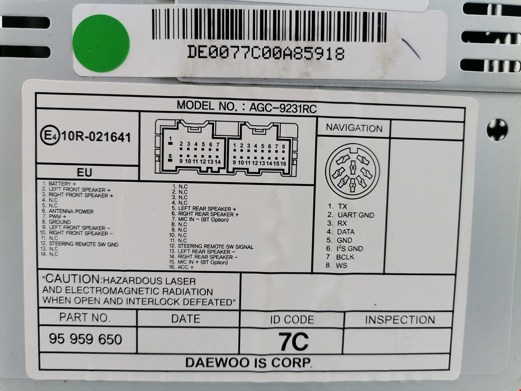 Магнитола CHEVROLET Captiva 2006-2010