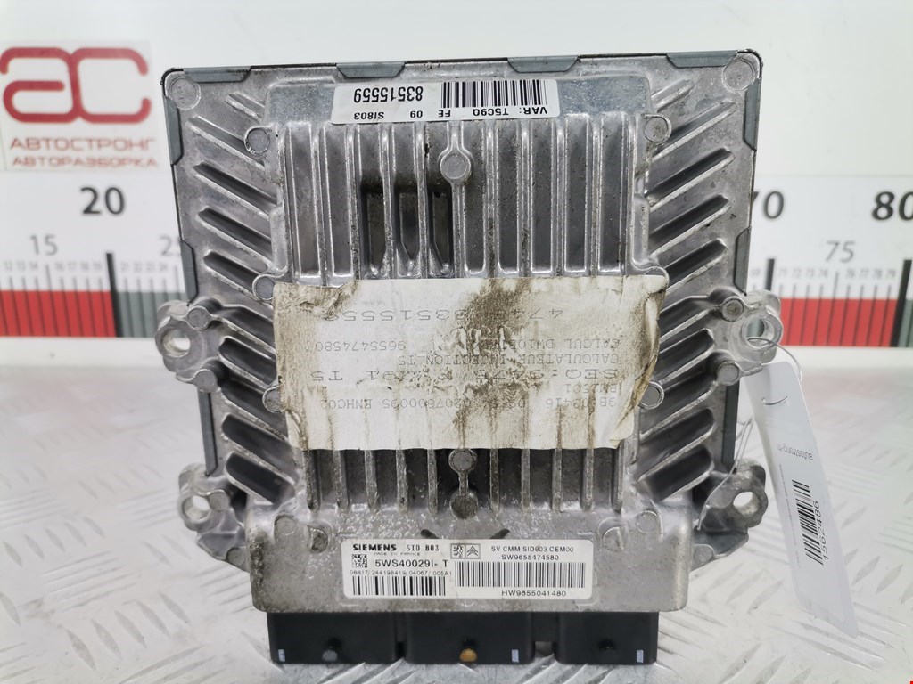 Блок управления двигателя (ЭБУ) PEUGEOT 307 2001-2008