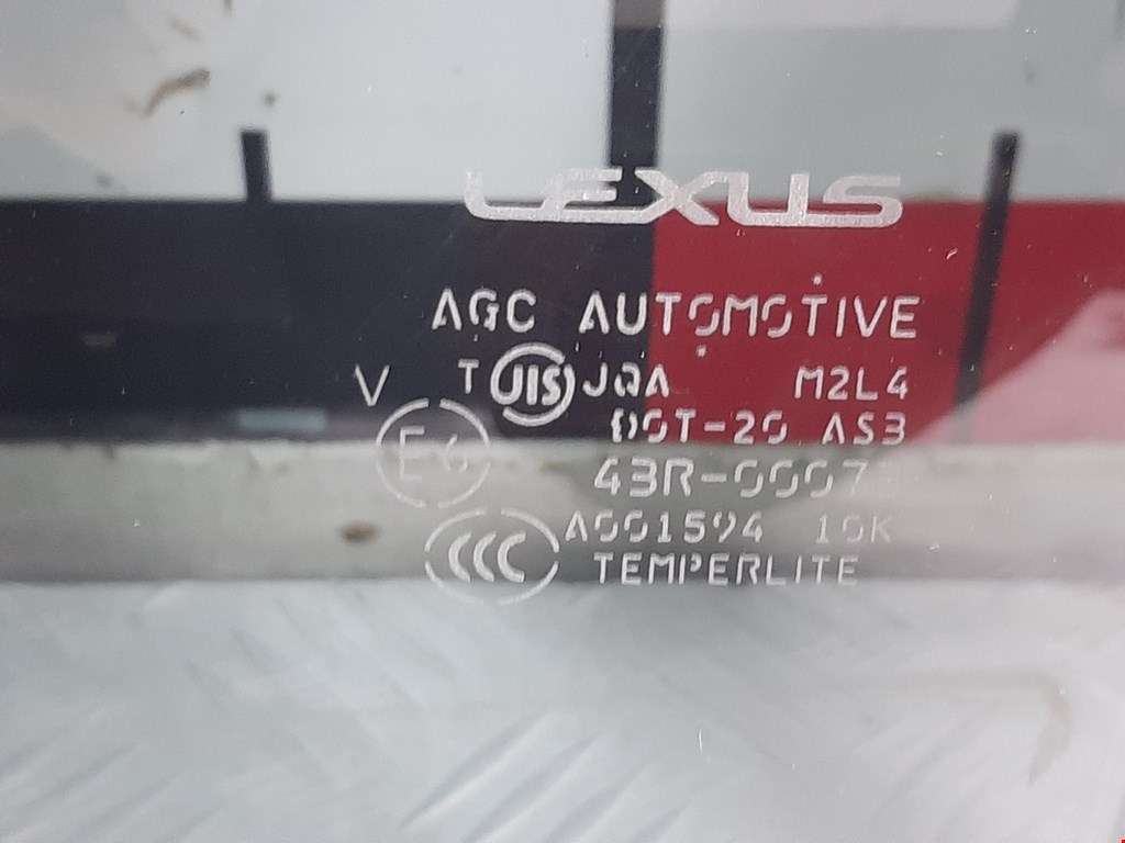 Стекло двери заднее левое LEXUS RX 300\330\350\400H 2003-2009