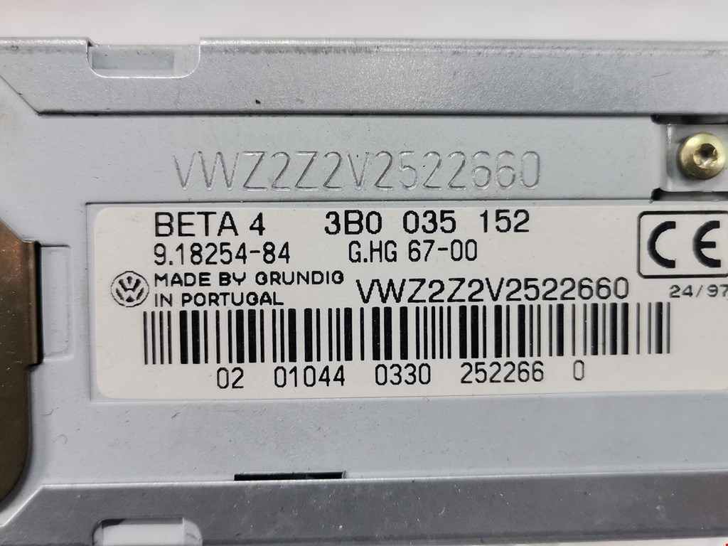 Магнитола VOLKSWAGEN Passat B5 1997-2005