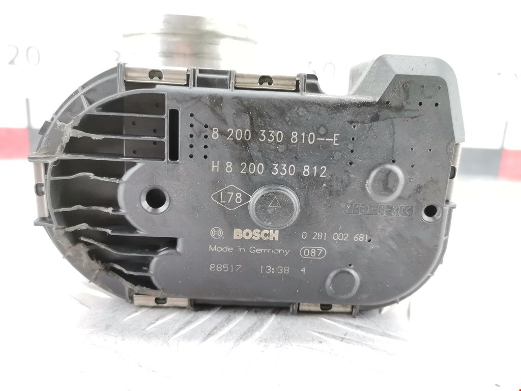 Заслонка дроссельная электрическая RENAULT Trafic II 2001-2014