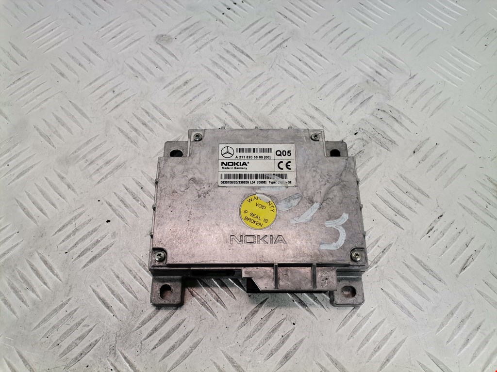 Блок управления телефоном (Блютуз Bluetooth) Mercedes E-Class (W211) (2002-2009)