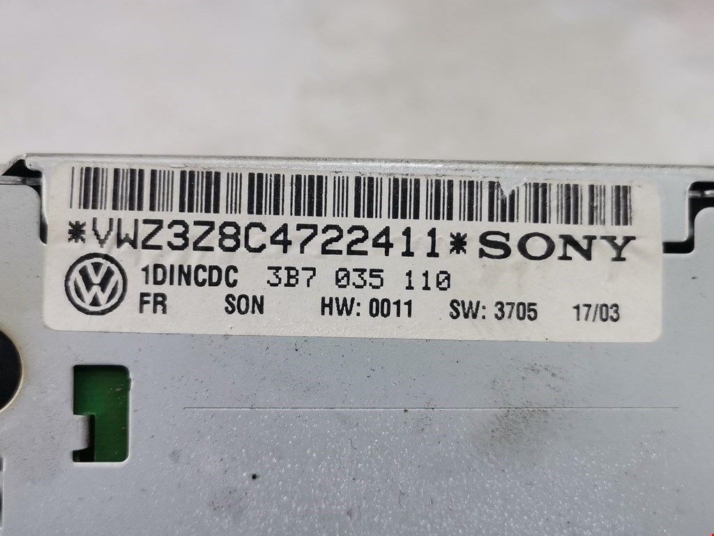 Ченджер компакт дисков VOLKSWAGEN Sharan 1995-2010