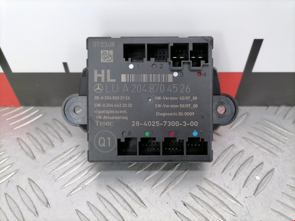 Блок комфорта MERCEDES-BENZ C-Class C-klasse W204 2007-2015