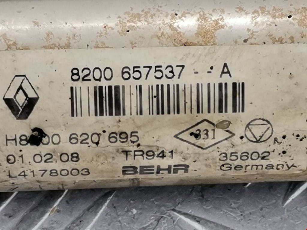 Радиатор системы ЕГР RENAULT Scenic II 2003-2010