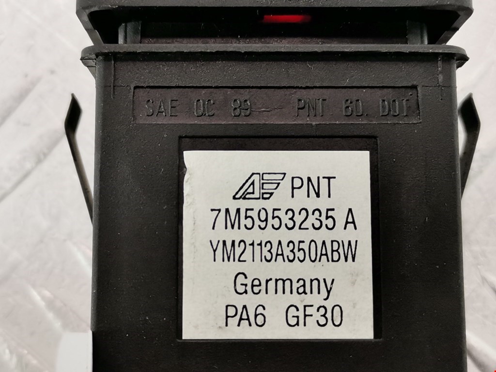 Кнопка аварийной сигнализации (аварийки) FORD Galaxy 1995-2005