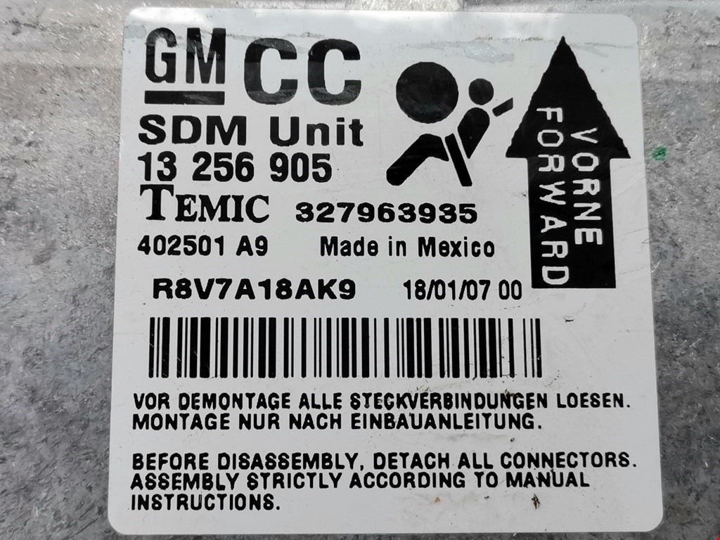 Блок управления AIR BAG OPEL Corsa D 2006-2014