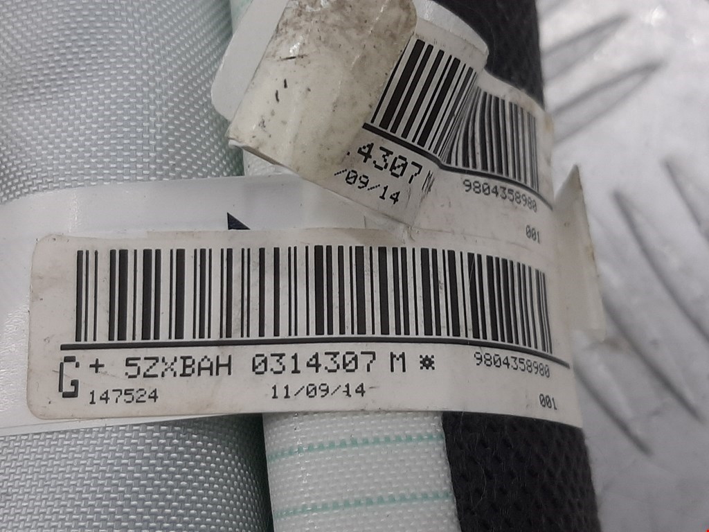 Подушка безопасности боковая (шторка) CITROEN C4 Cactus 2014-н.в.