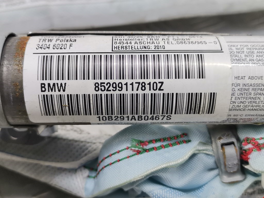 Подушка безопасности боковая (шторка) BMW X1 E84 2009-2015