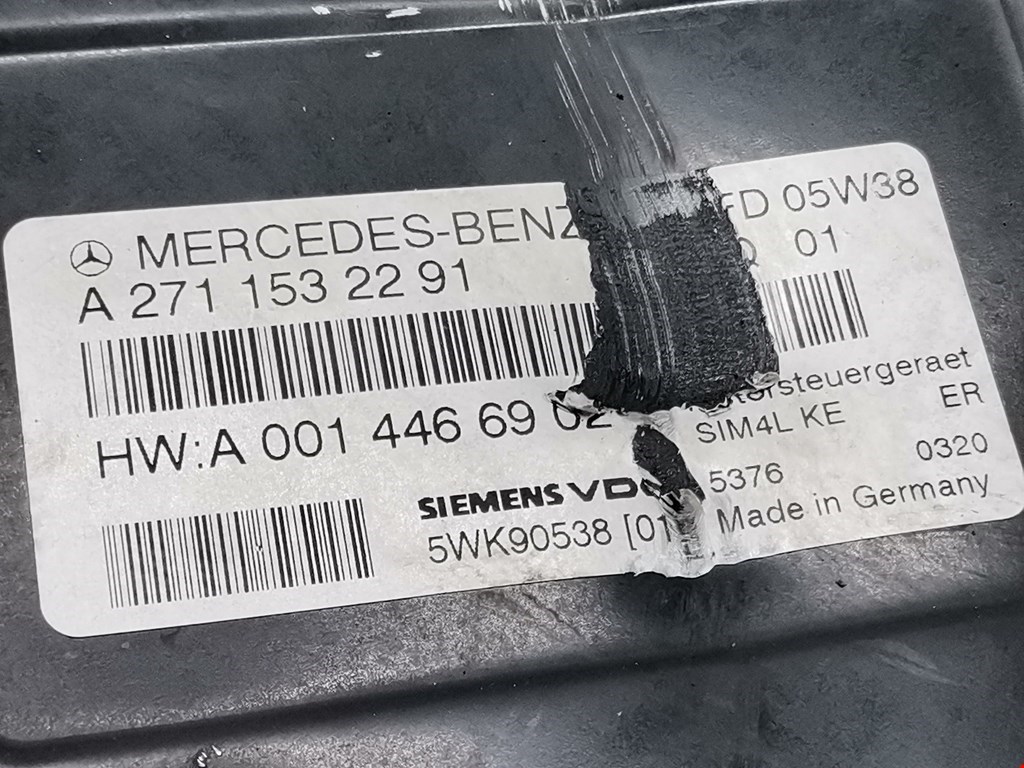 Блок управления двигателя (ЭБУ) MERCEDES-BENZ C-Class C-klasse W203 2000-2007