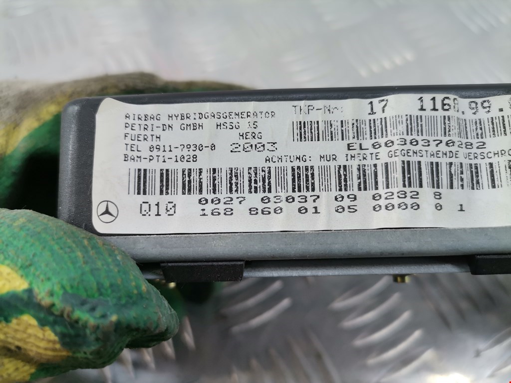 Подушка безопасности в дверь MERCEDES-BENZ A-Class W168 1997-2004