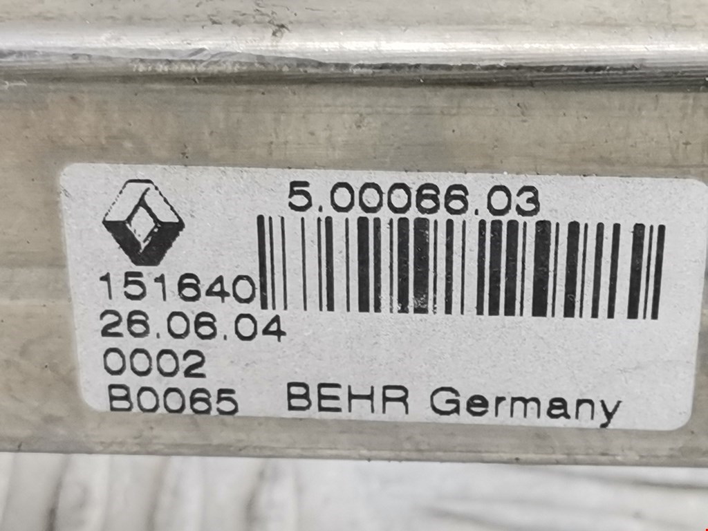 Радиатор системы ЕГР RENAULT Megane II 2002-2009