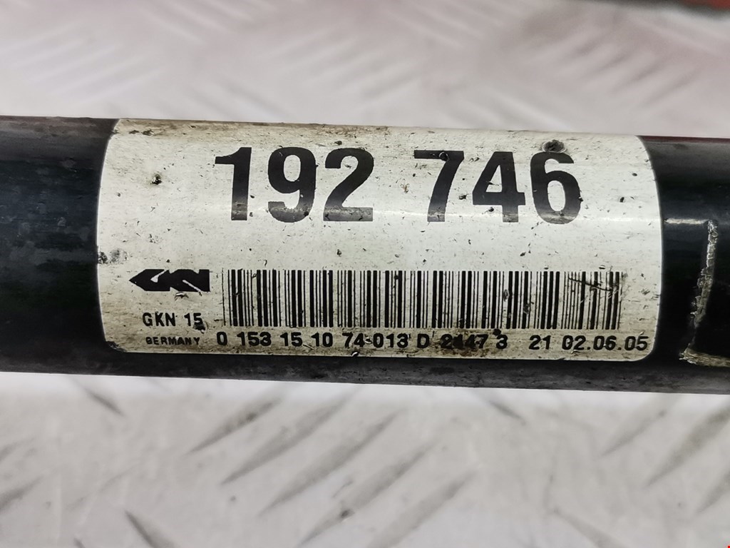 Полуось (привод, приводной вал) задняя левая MASERATI Quattroporte M139 2003-2012