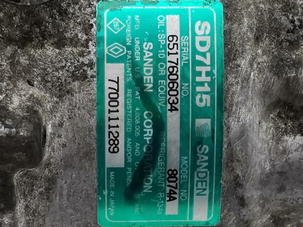 Компрессор кондиционера (системы кондиционирования) RENAULT Laguna 1993-2000