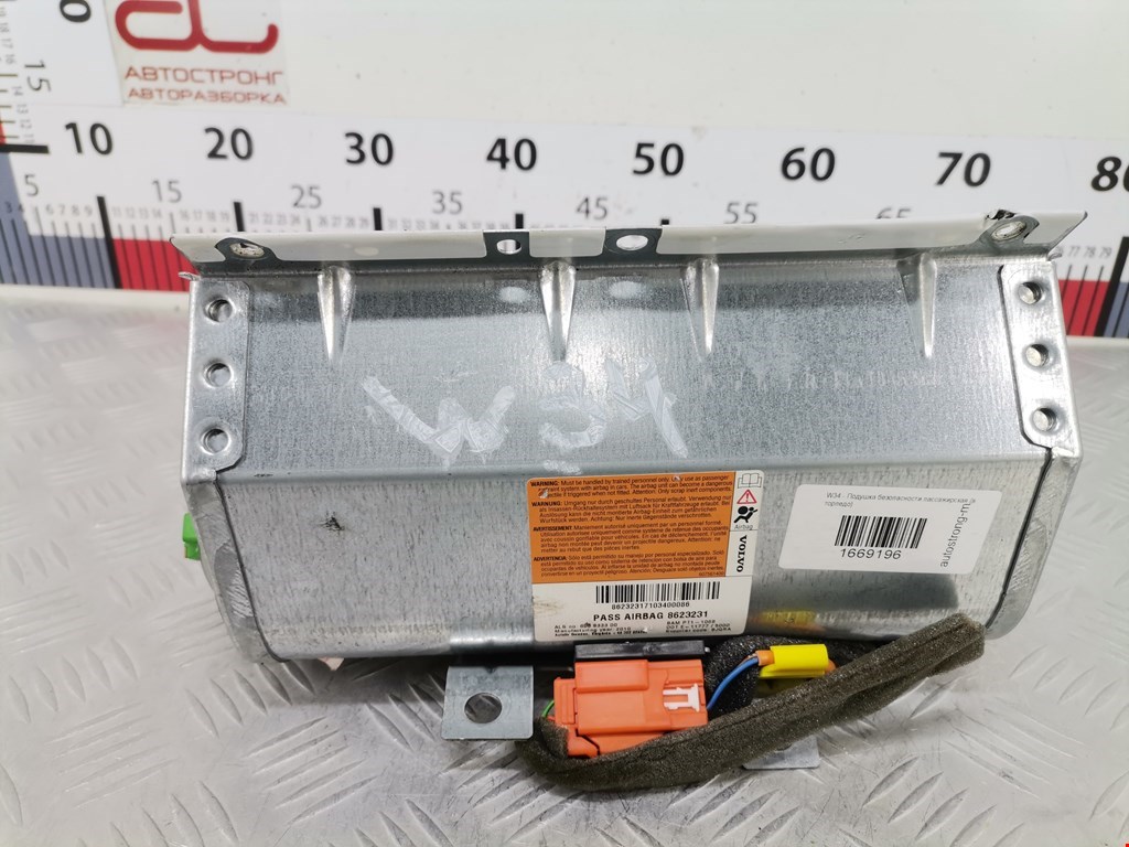 Подушка безопасности пассажирская (в торпедо) VOLVO XC90 2002-2014