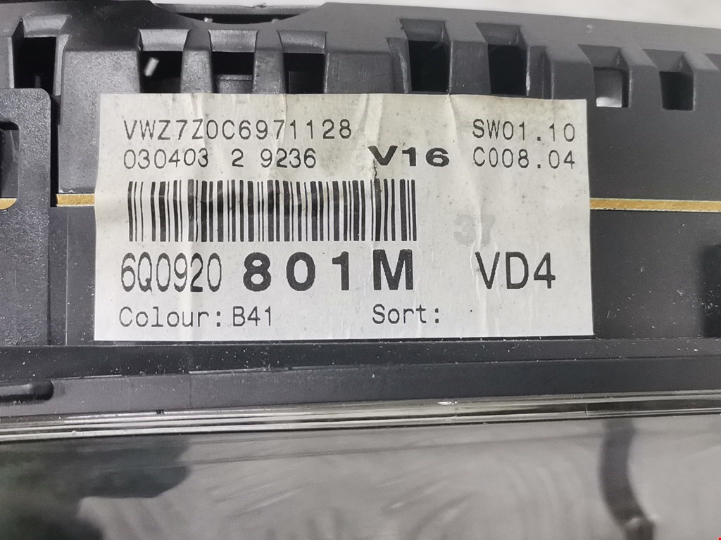 Панель приборов (щиток) VOLKSWAGEN Polo IV 2001-2009